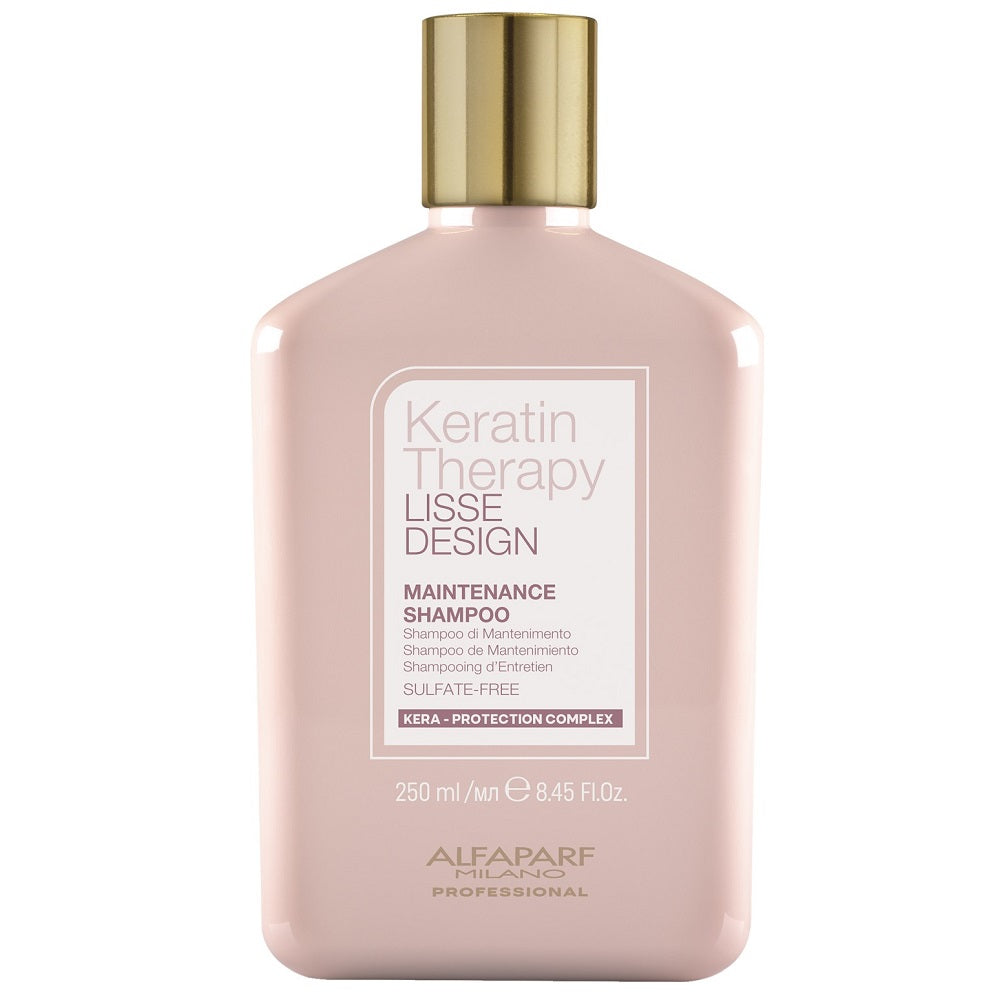 Alfaparf Milano Keratin Therapy GLASS HAIR Geschenkset - Shampoo 250ml + Liquid Glass 250ml + Bürste