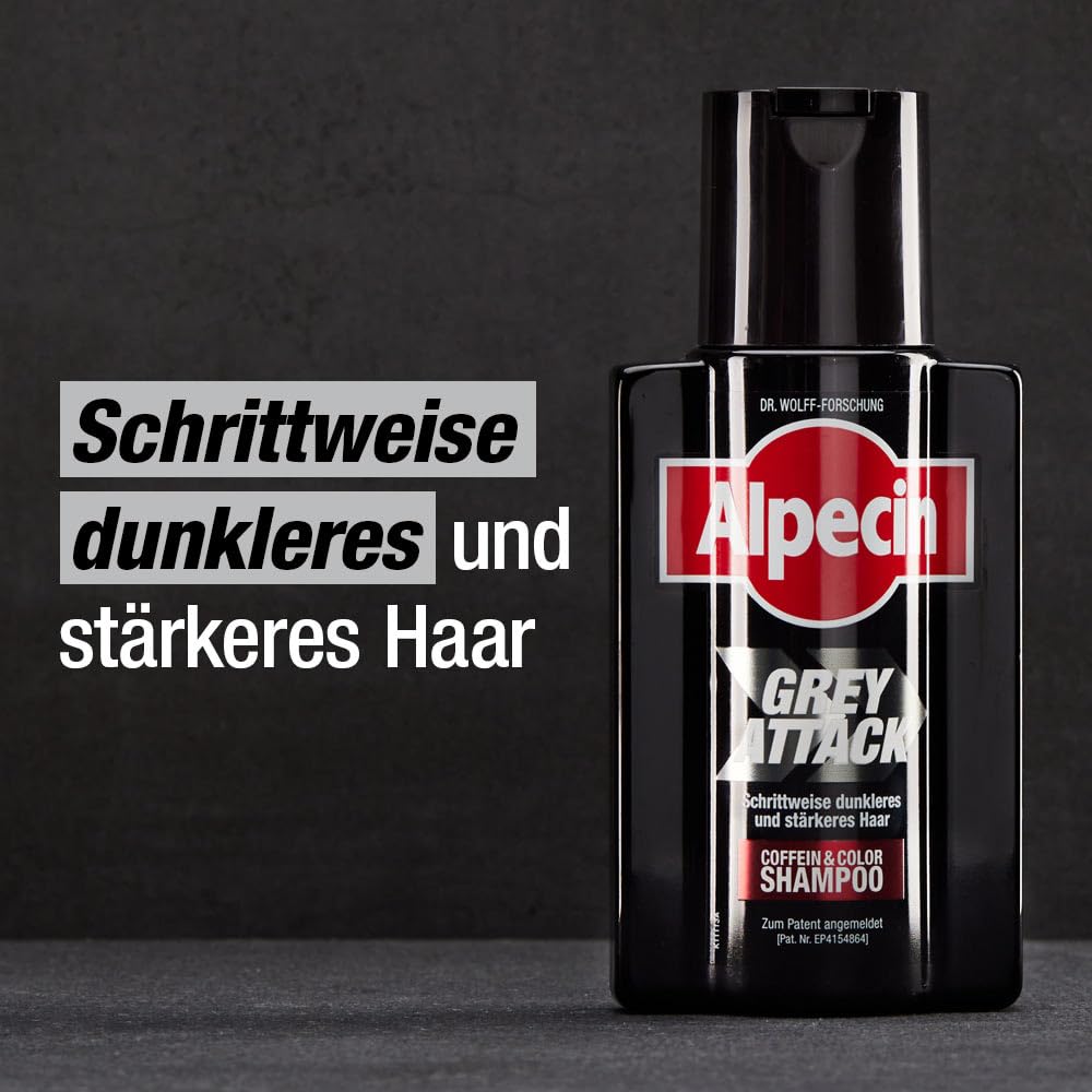 Alpecin Gray Attack Caffeine & Color Shampoo 200 ml