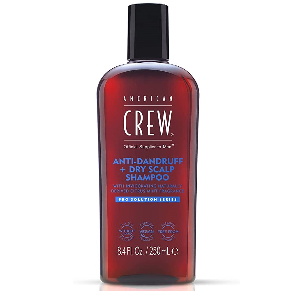 American Crew Shampoing Antipelliculaire + Cuir Chevelu Sec 250 ml