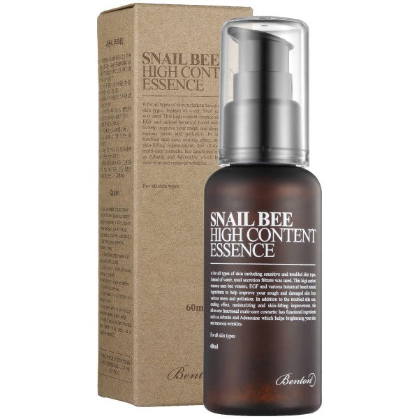 Benton Snail Bee Essence à haute teneur 60 ml