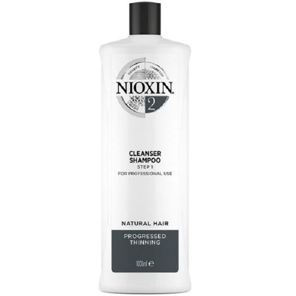 Wella Nioxin System 2 Cleanser Shampoo Step 1 1000 ml - Neu