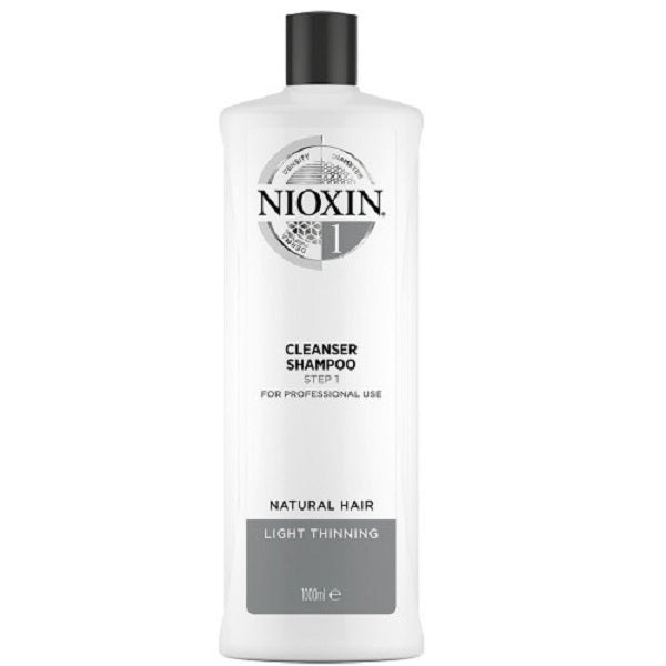 Wella Nioxin System 1 Cleanser Shampoo Step 1 1000ml - Neu