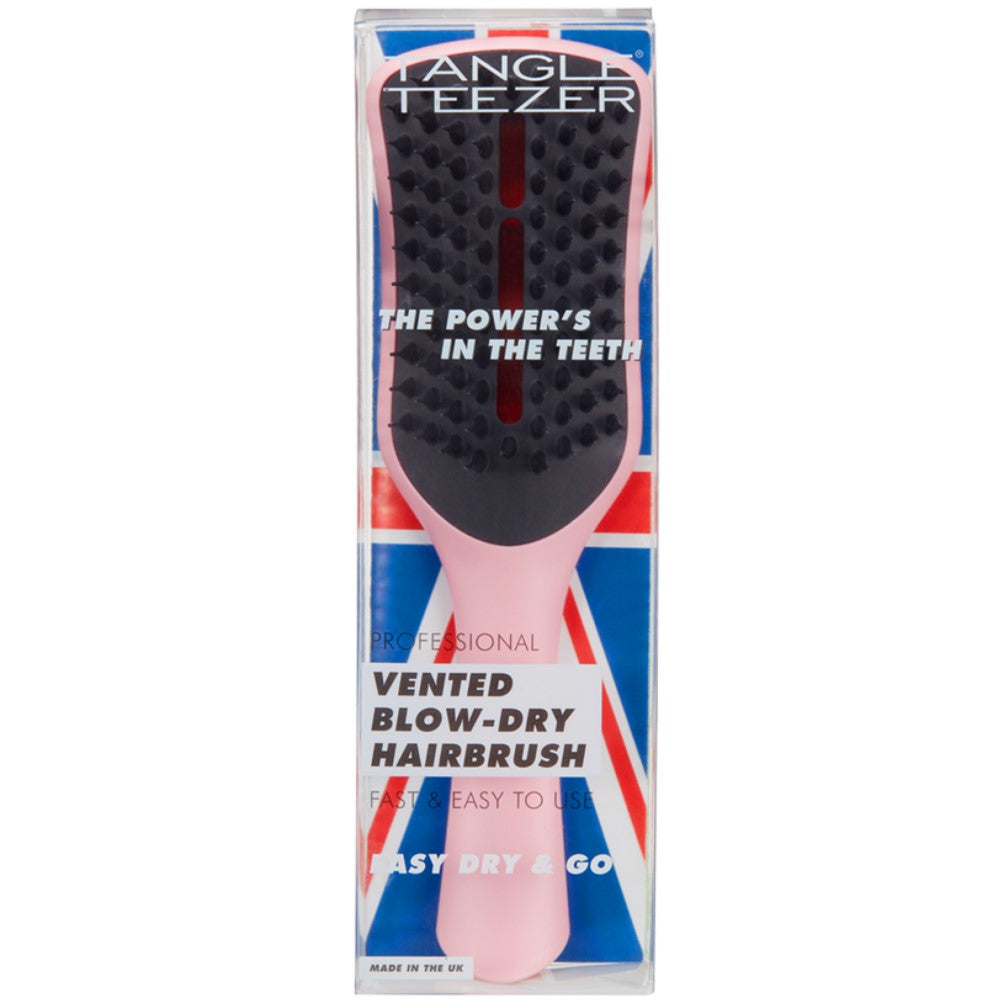 Tangle Teezer Brosse à cheveux ventilée Easy Dry & Go pour brushing - Rose chatouillé