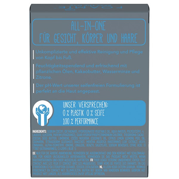 Foamie 3 in 1 Solid Shower Care For Men - Seas The Day
