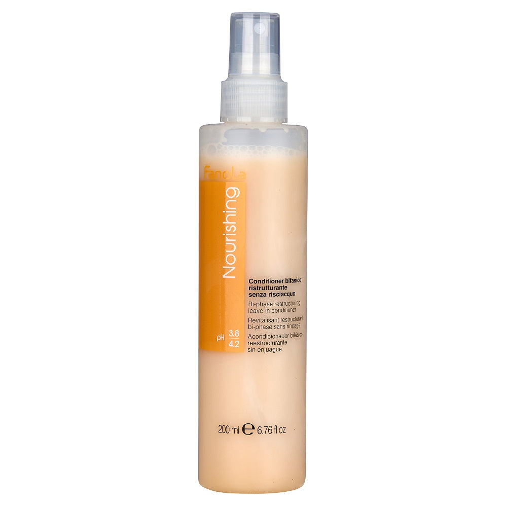 Après-shampoing sans rinçage restructurant biphasé nourrissant Fanola 200 ml