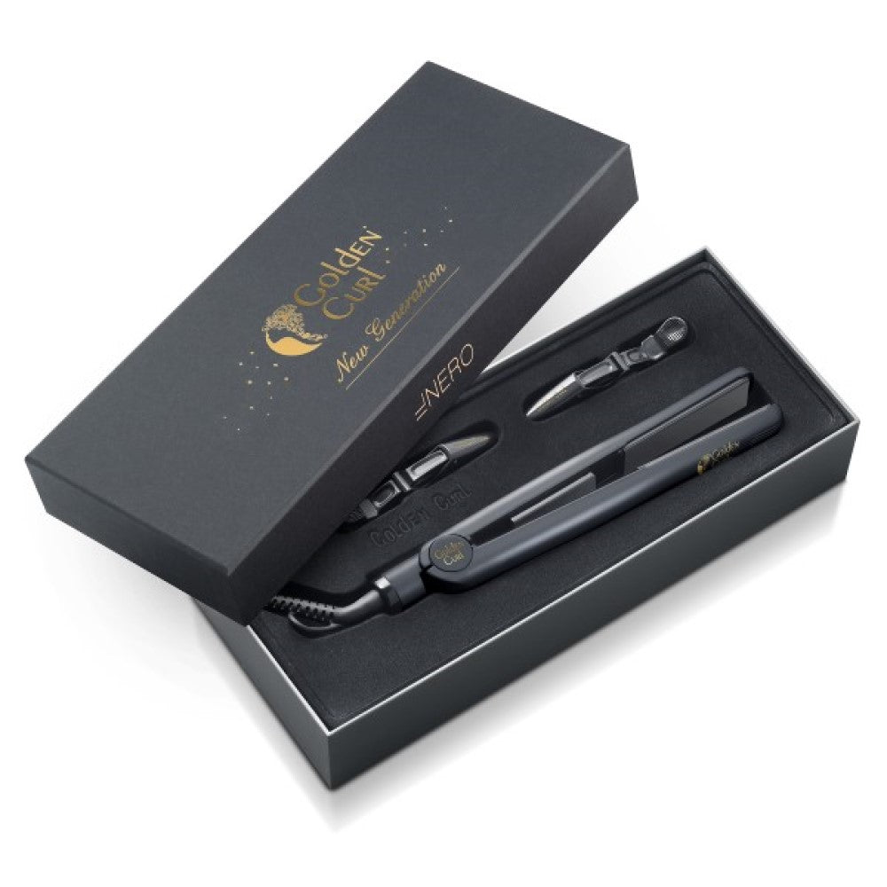 Golden Curl IL Nero Glätteisen Schwarz