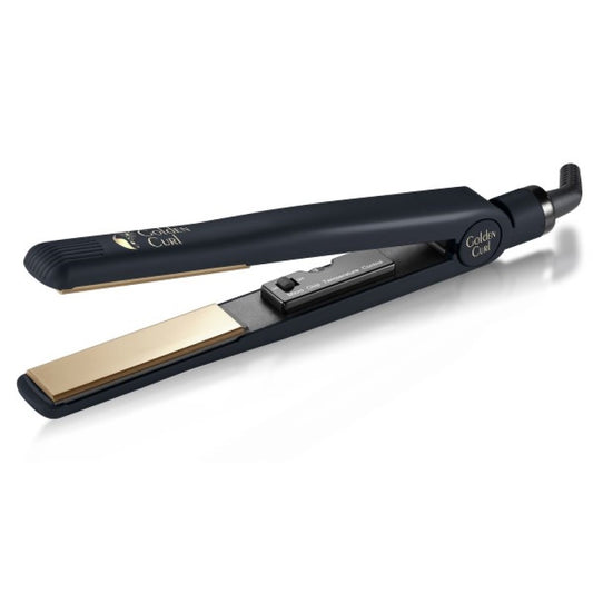 Golden Curl The Gold Straightener Black