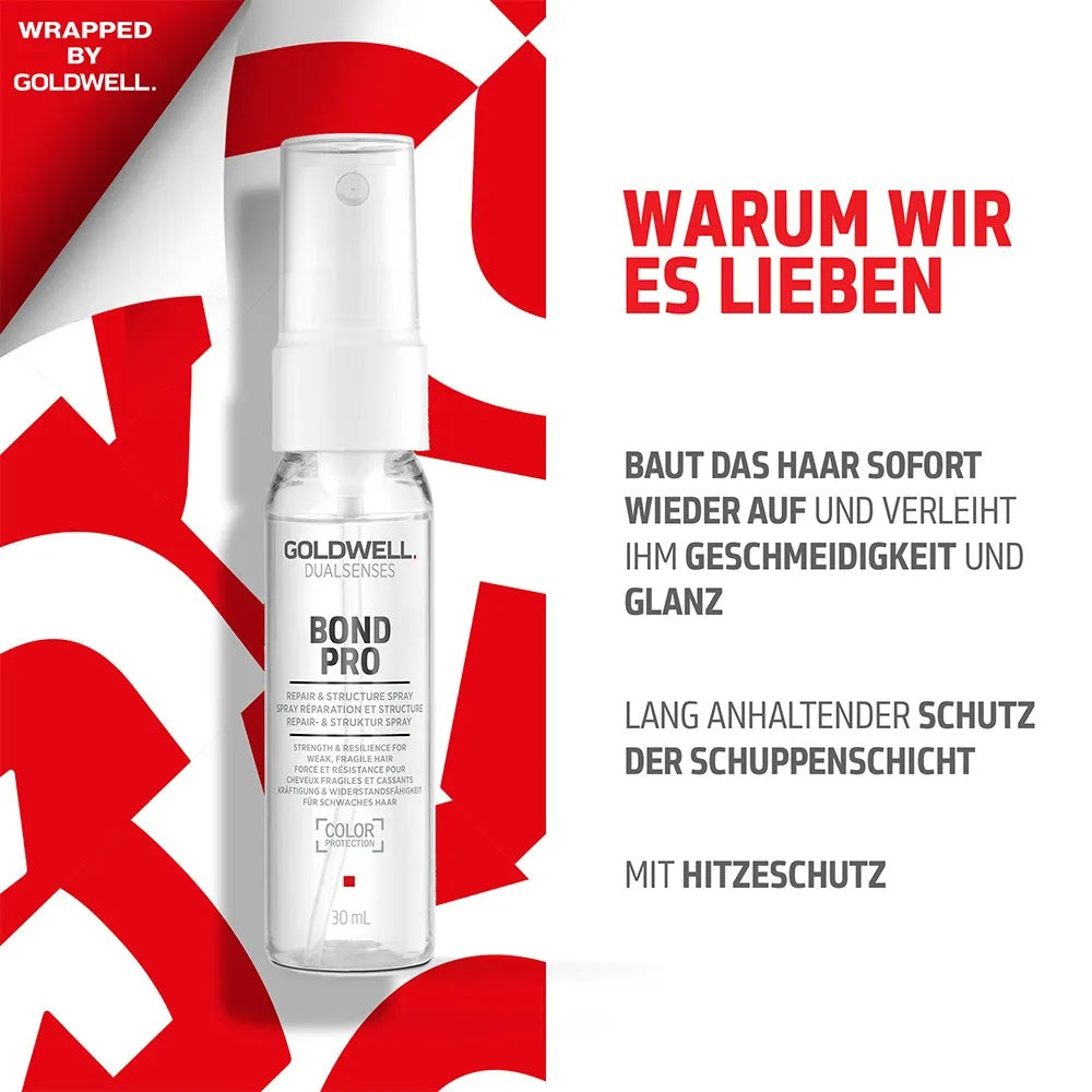 Coffret Goldwell Dualsenses Bond Pro - Shampoing 250 ml + Après-shampoing 200 ml + Spray 30 ml