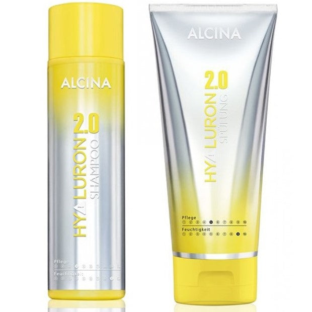 Alcina Hyaluron Set - 2.0 Shampoing 250 ml + 2.0 Après-shampooing 200 ml