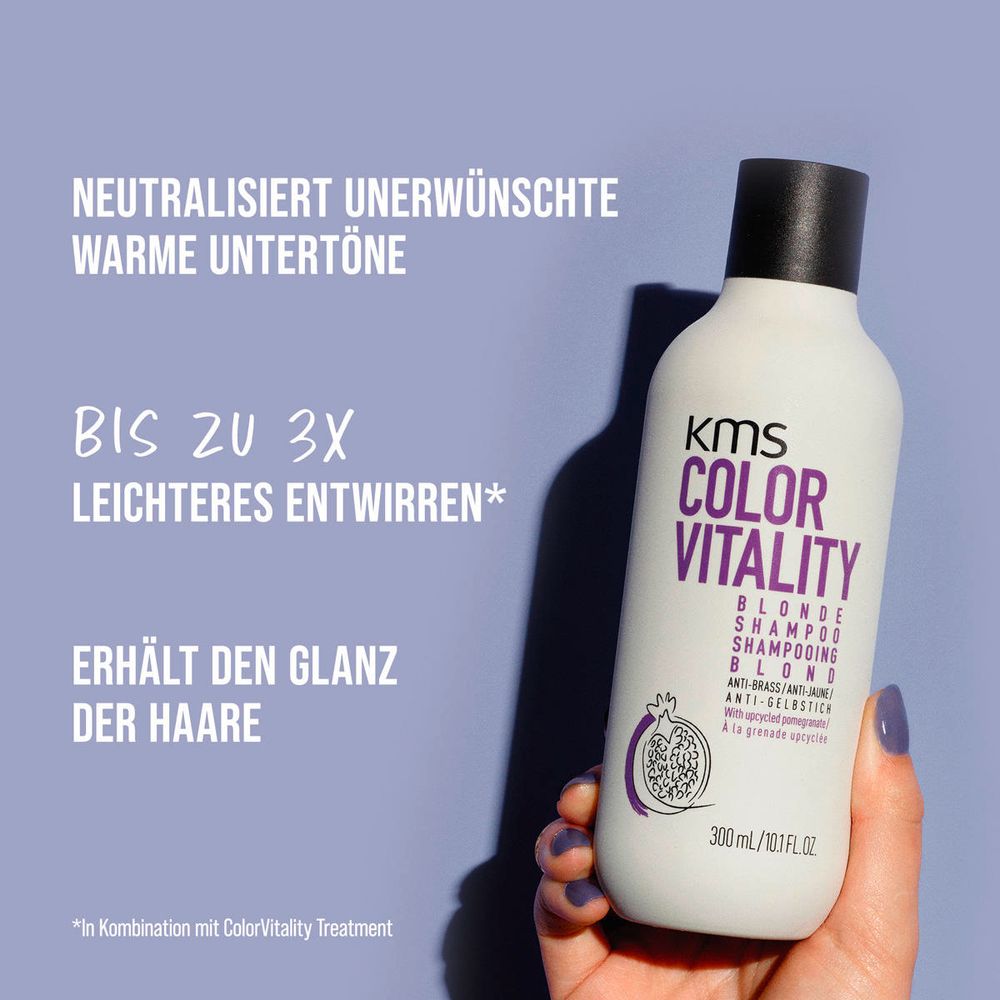 KMS Colorvitality Blonde Shampoo 300 ml