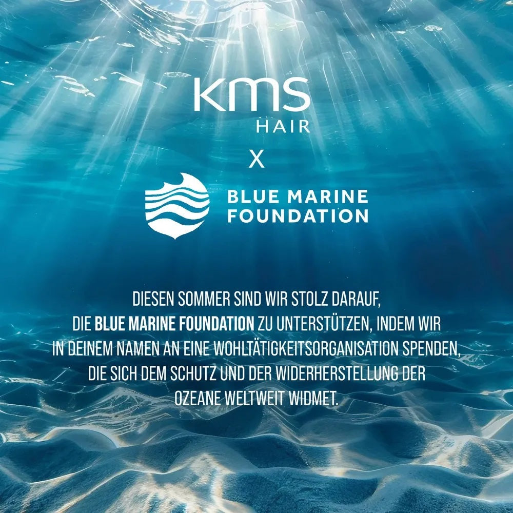 KMS Moistrepair Travel Set - Shampoo 75 ml + Conditioner 75 ml + Sea Salt Spray 75 ml + Cosmetic Bag