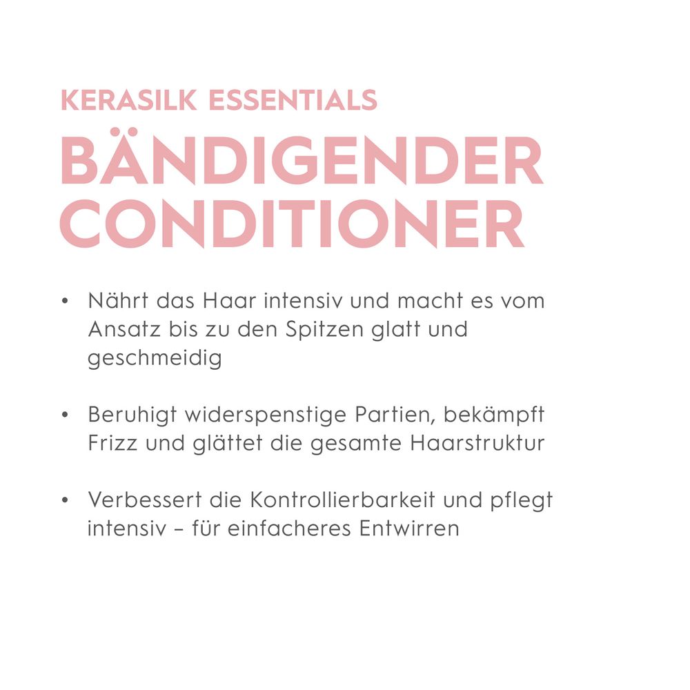 Kerasilk Taming Conditioner 75 ml - Après-shampooing lissant