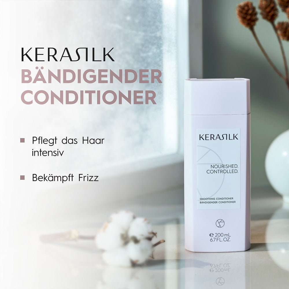 Kerasilk Smoothing Geschenkset - Bändigendes Shampoo 250 ml + Conditioner 200 ml