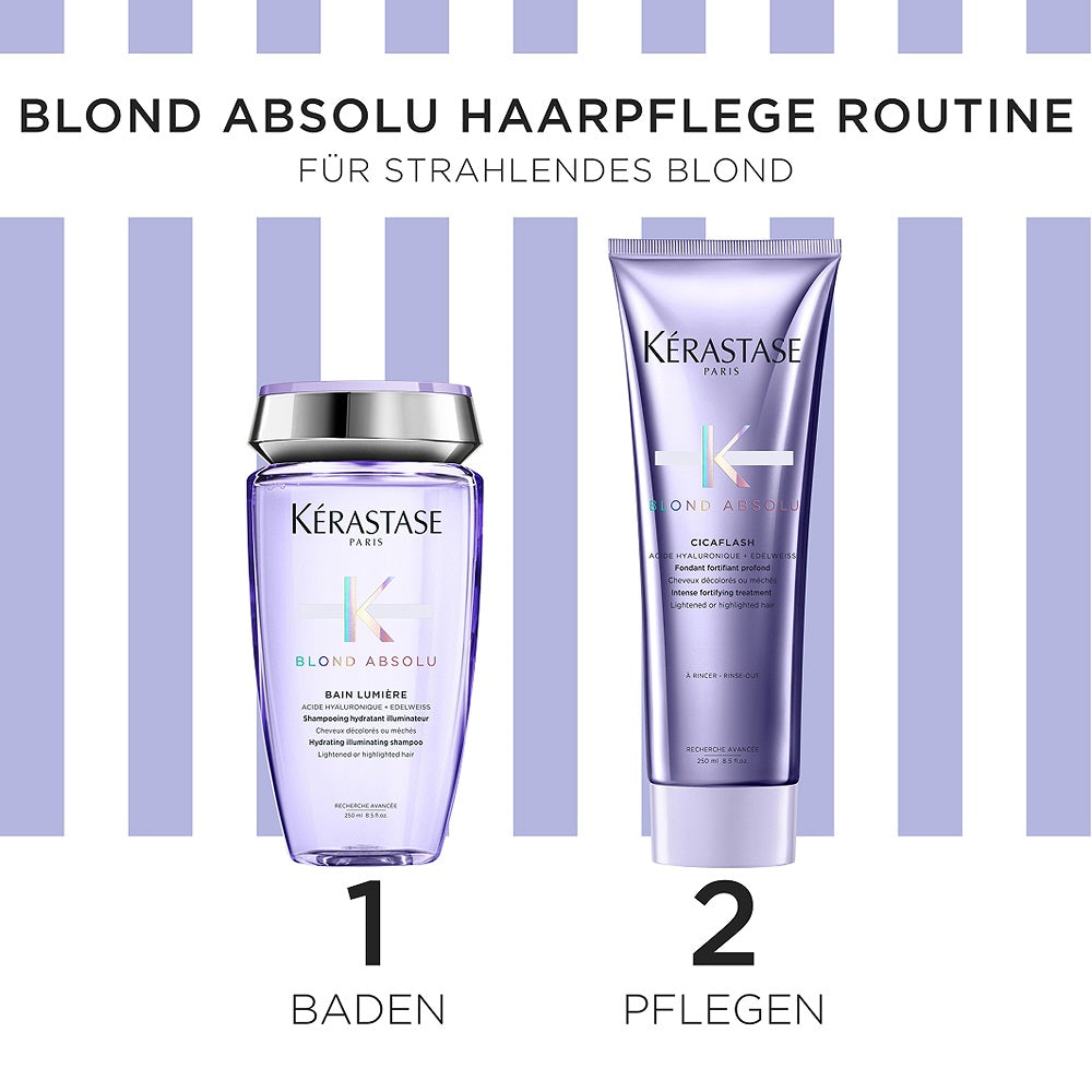 Kérastase Blond Absolu Coffret Fondant Printemps - Bain Lumière 250 ml + Cicaflash 250 ml