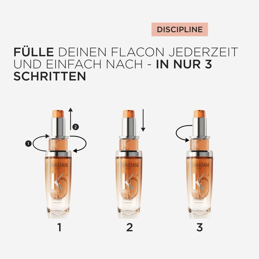 Kérastase Discipline Olea-Relax Pack Complet 75 ml - Rechargeable