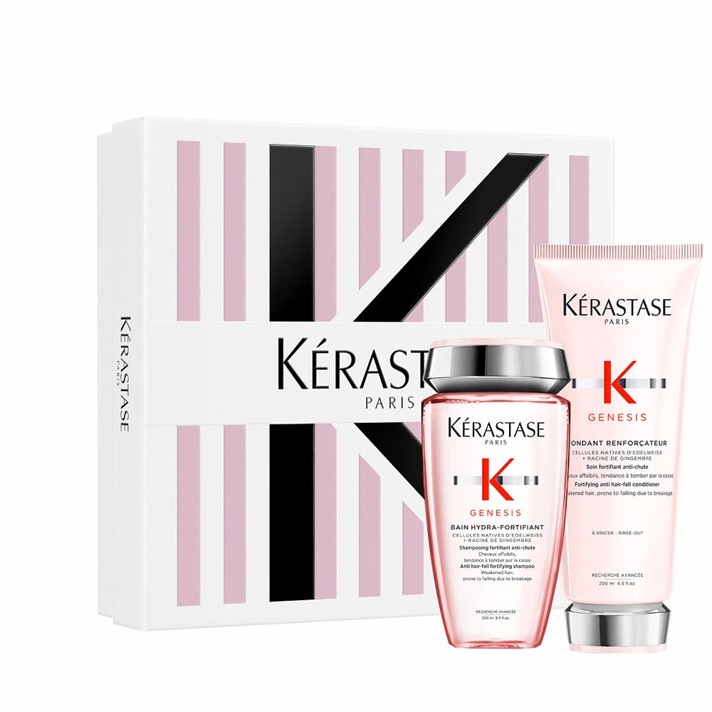 Kèrastase Genesis Coffret Fondant Printemps - Bain Hydra-Fortifiant 250 ml - Fondant Renforçant 200 ml