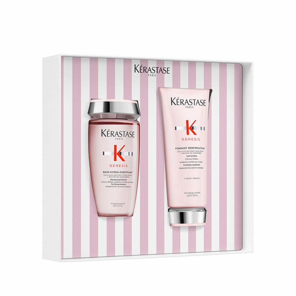 Kèrastase Genesis Coffret Fondant Printemps - Bain Hydra-Fortifiant 250 ml - Fondant Renforçant 200 ml