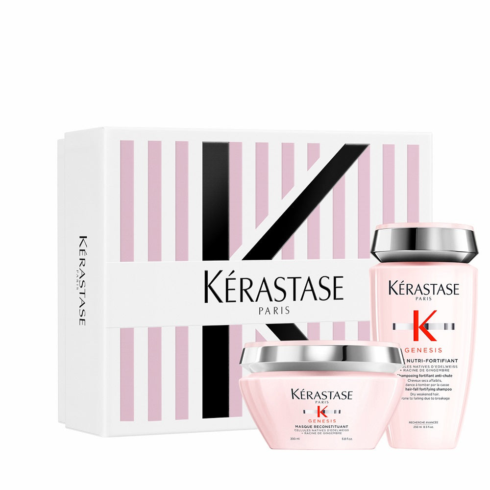 Kèrastase Genesis Masque Coffret Printemps - Bain Nutri-Fortifiant 250 ml - Masque Reconstituant 200 ml