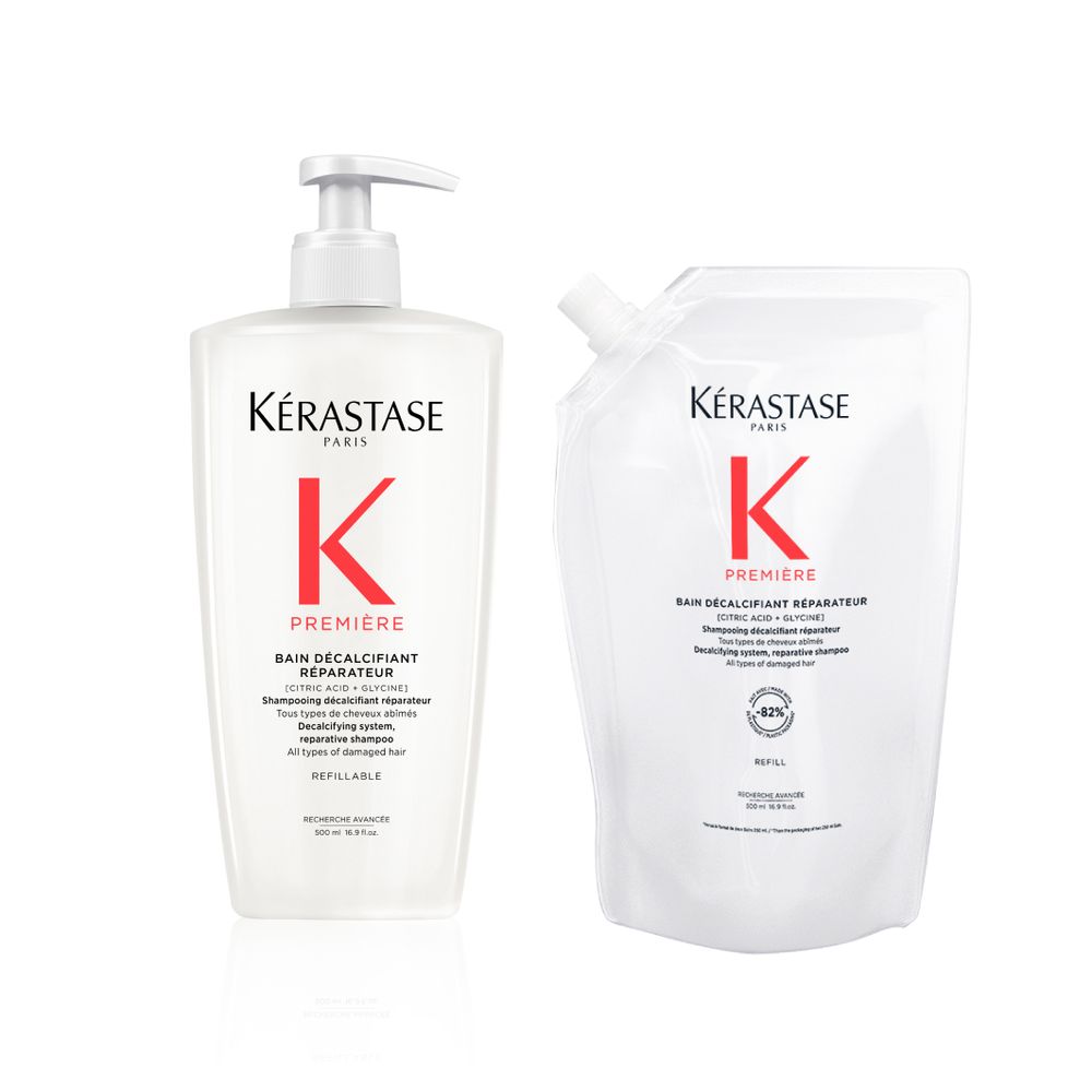 Kèrastase Première Bain Première Décalcifiant Recharge Bundle - Shampoing 500 ml + recharge 500 ml