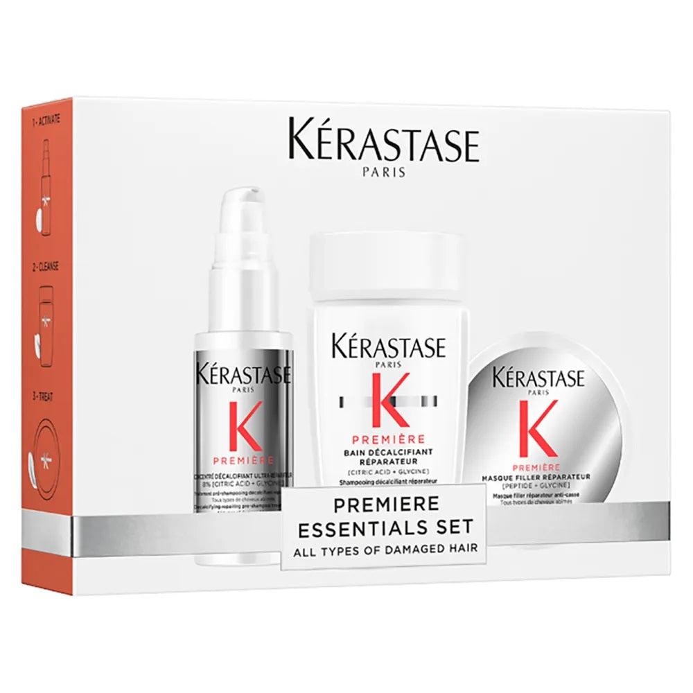 Kèrastase Premiere Coffret Découverte - Bain Décalcifiant 80 ml + Masque Filler 75 ml + Concentre Décalcifiant 45 ml