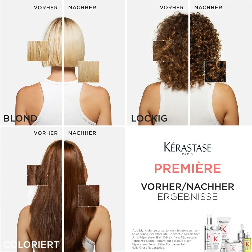 Kèrastase Premiere Coffret Découverte - Bain Décalcifiant 80 ml + Masque Filler 75 ml + Concentre Décalcifiant 45 ml