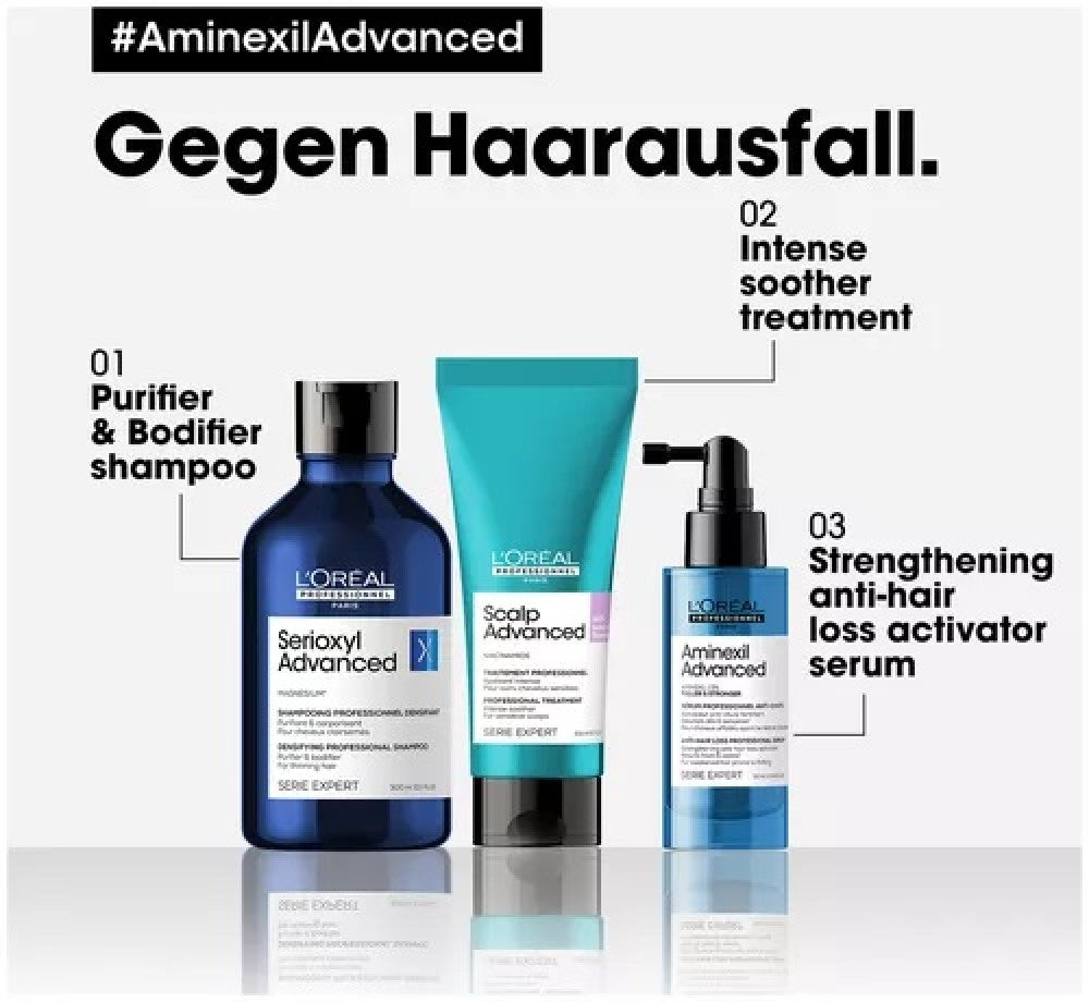 L'Oréal Professionnel Paris Série Expert Aminexil Sérum Activateur Anti-Chute Avancé 90 ml