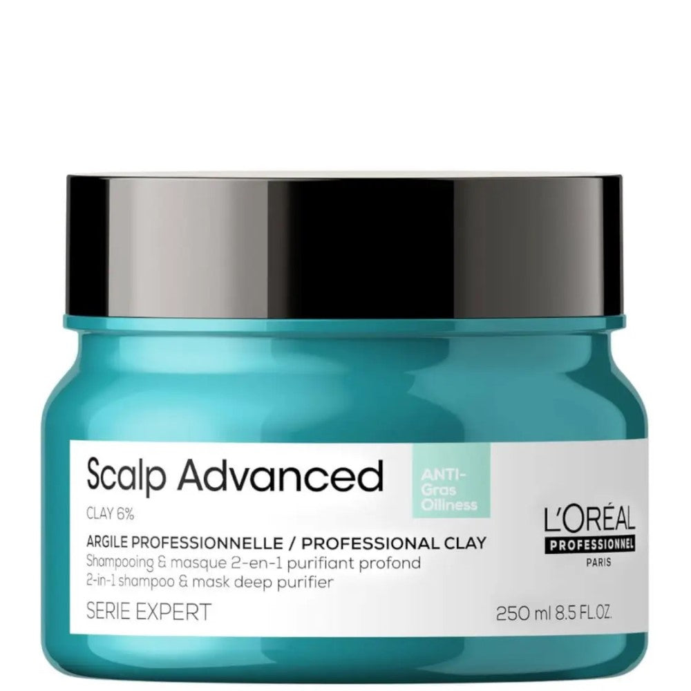 L'Oréal Professionnel Paris Série Expert Scalp Advanced Anti-Grass Argile Purifiante en Profondeur 2en1 250 ml