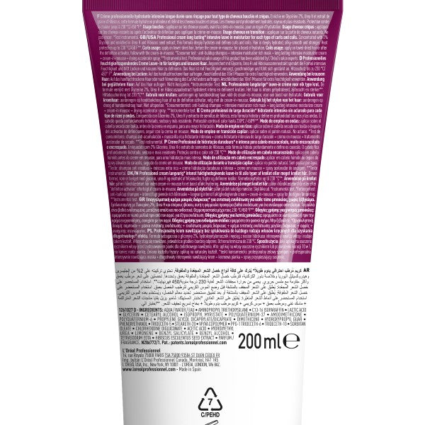 L'Oréal Professionnel Série Expert Curl Expression Hydratant Intensif Longue Durée sans Rinçage 200 ml