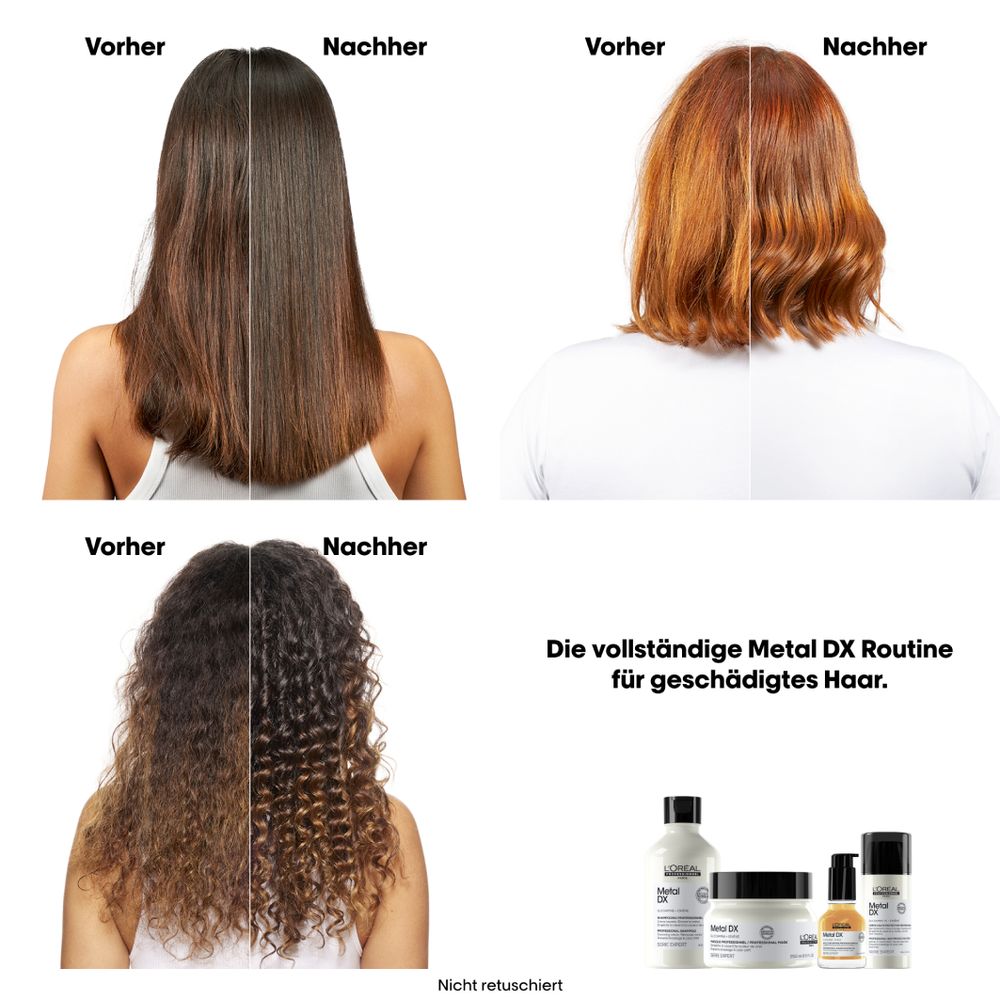 L'Oreal Professionnel Serie Expert Metal Detox Geschenkset Trio - Shampoo 300 ml + Mask 250 ml + Öl 50 ml