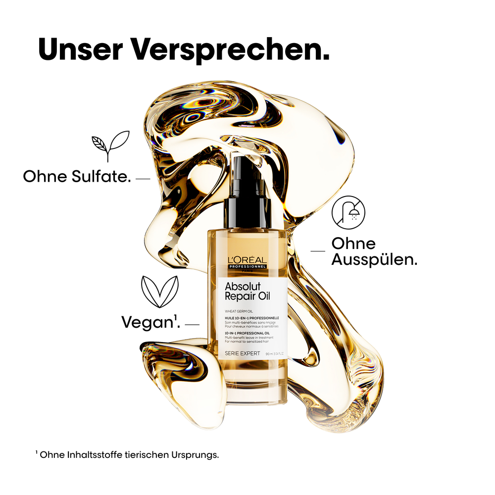 L'Oréal Professionnel Série Expert Absolut Repair Trio Geschenkset – Shampoo 300 ml + Maske 250 ml + Öl 50 ml