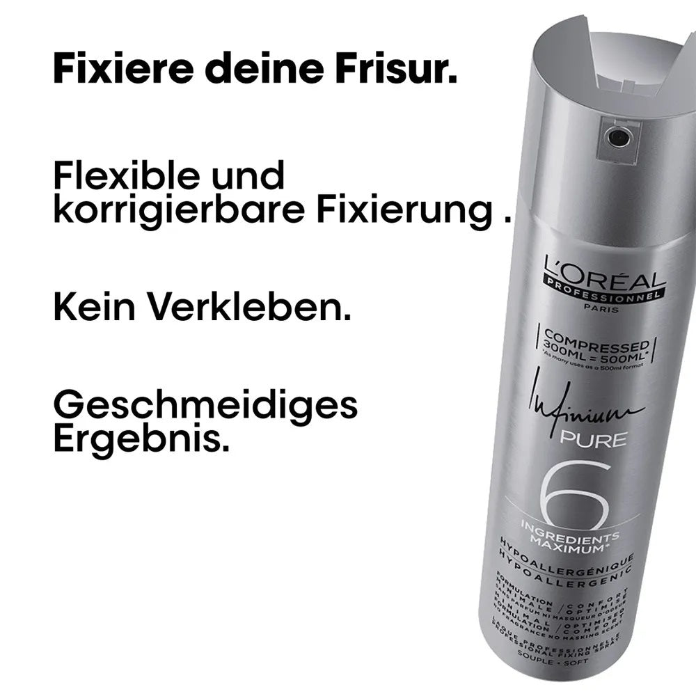 Laque L'Oréal Styling Infinium Pure Soft 300 ml
