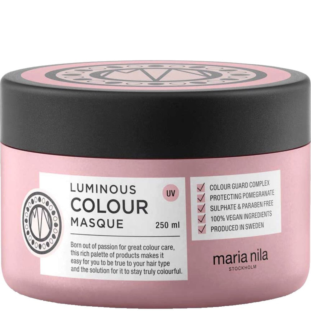Maria Nila Luminours Colour Holiday Box - Shampoo 350 ml + Conditioner 300 ml + Mask 250 ml