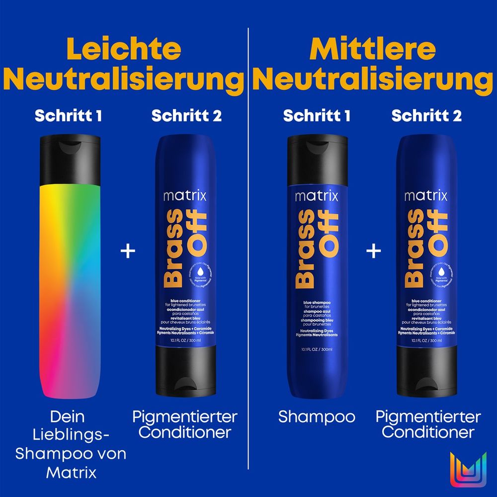 Matrix Total Results Après-shampooing bleu laiton 300 ml