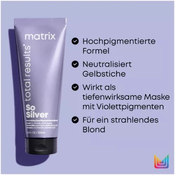 Matrix Total Results Color Obsessed So Silver Maske 200 ml