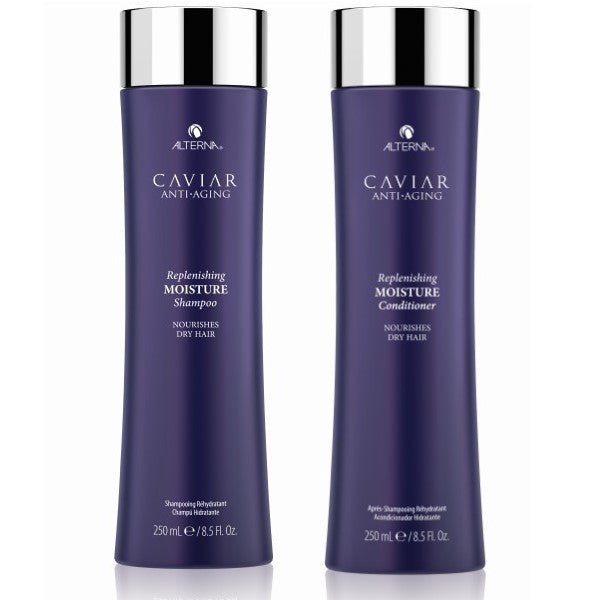 Alterna Caviar Anti Aging Replenishing Moisture Gift Set - Shampoo 250 ml + Conditioner 250 ml + free CC Cream 25 ml