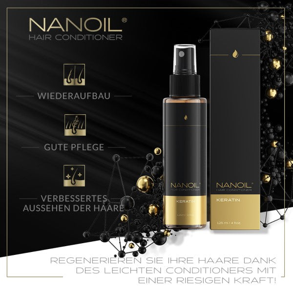 Nanoil Après-shampoing capillaire à la kératine 125 ml