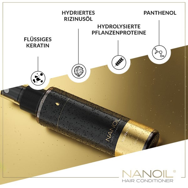 Nanoil Après-shampoing capillaire à la kératine 125 ml