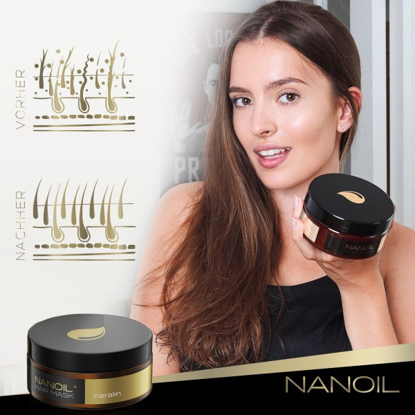 Nanoil Masque Capillaire à la Kératine 300 ml