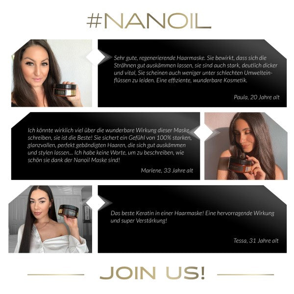 Nanoil Masque Capillaire à la Kératine 300 ml