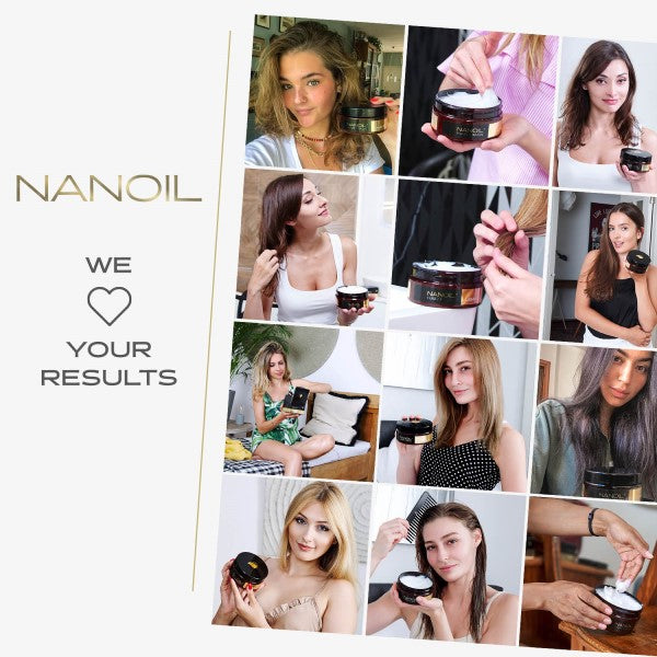 Nanoil Masque Capillaire Liquide à la Soie 300 ml