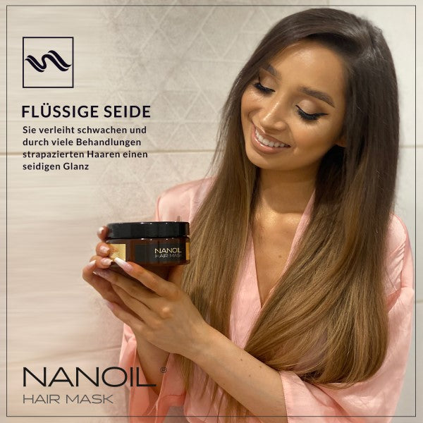 Nanoil Masque Capillaire Liquide à la Soie 300 ml