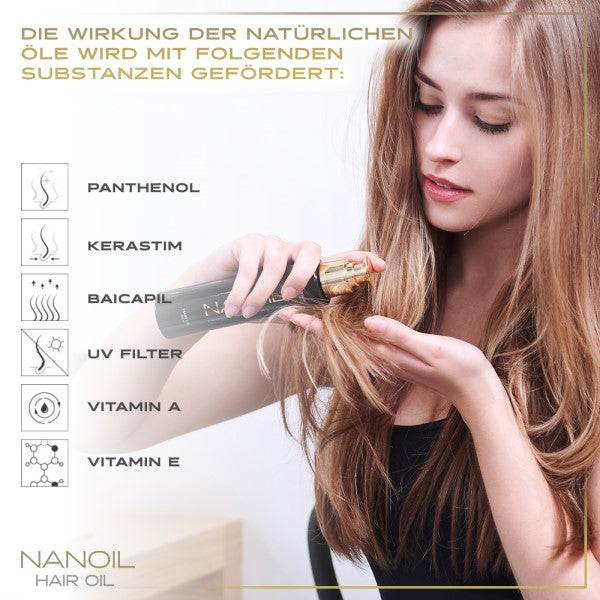 Nanoil Medium Porosity 100 ml - Hair Oil