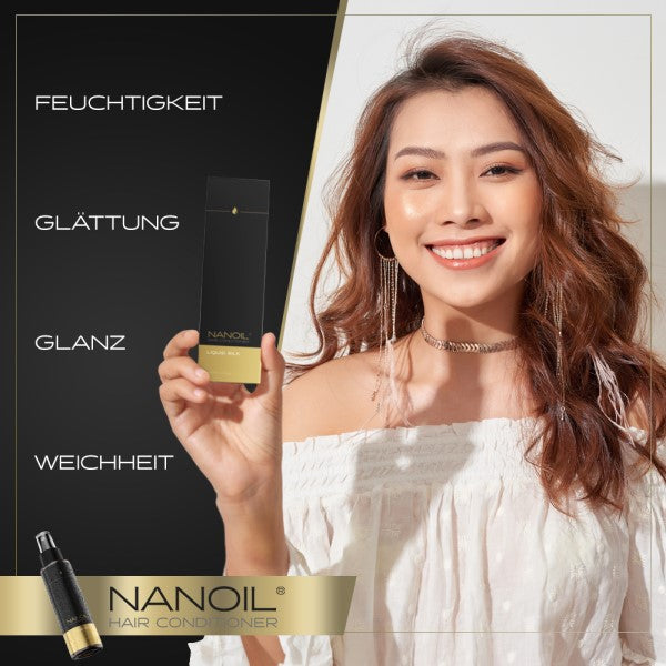 Nanoil Après-shampoing liquide en soie 125 ml