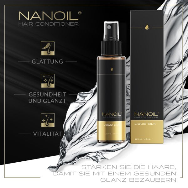 Nanoil Après-shampoing liquide en soie 125 ml