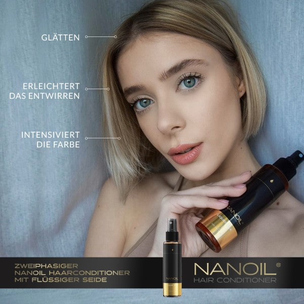 Nanoil Après-shampoing liquide en soie 125 ml