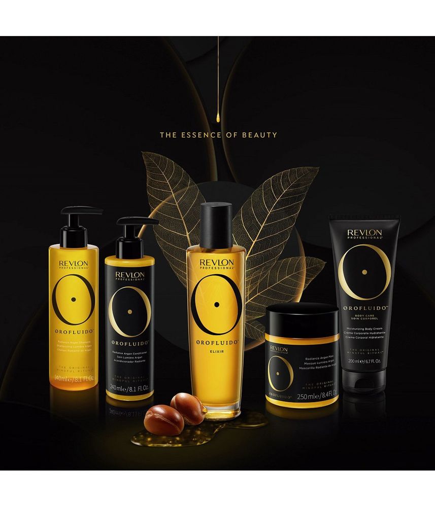Coffret Orofluido - Shampoing 240 ml + Elixir 100 ml + Crème Corps 50 ml