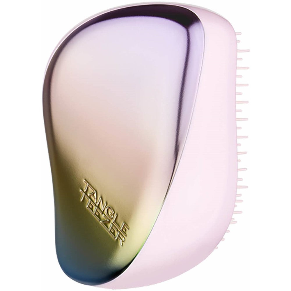Tangle Teezer Compact Styler Nacré Mat Chrome - Brosse à cheveux