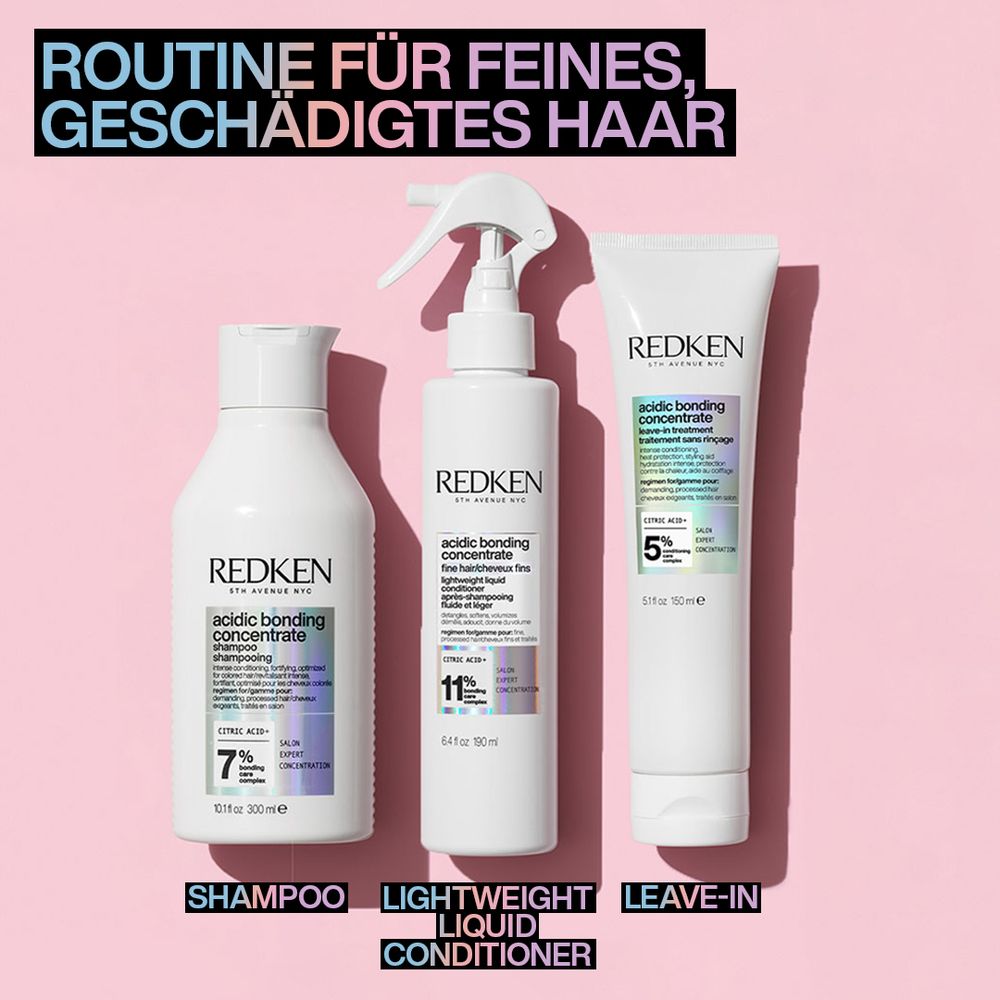 Redken Acidic Bonding Concentrate Après-shampooing liquide léger 190 ml