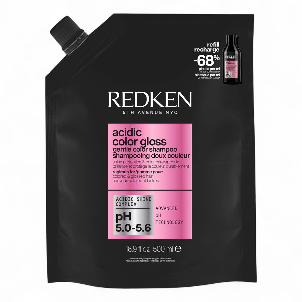 Redken Acidic Color Gloss Shampoo Refill Pouch 500 ml