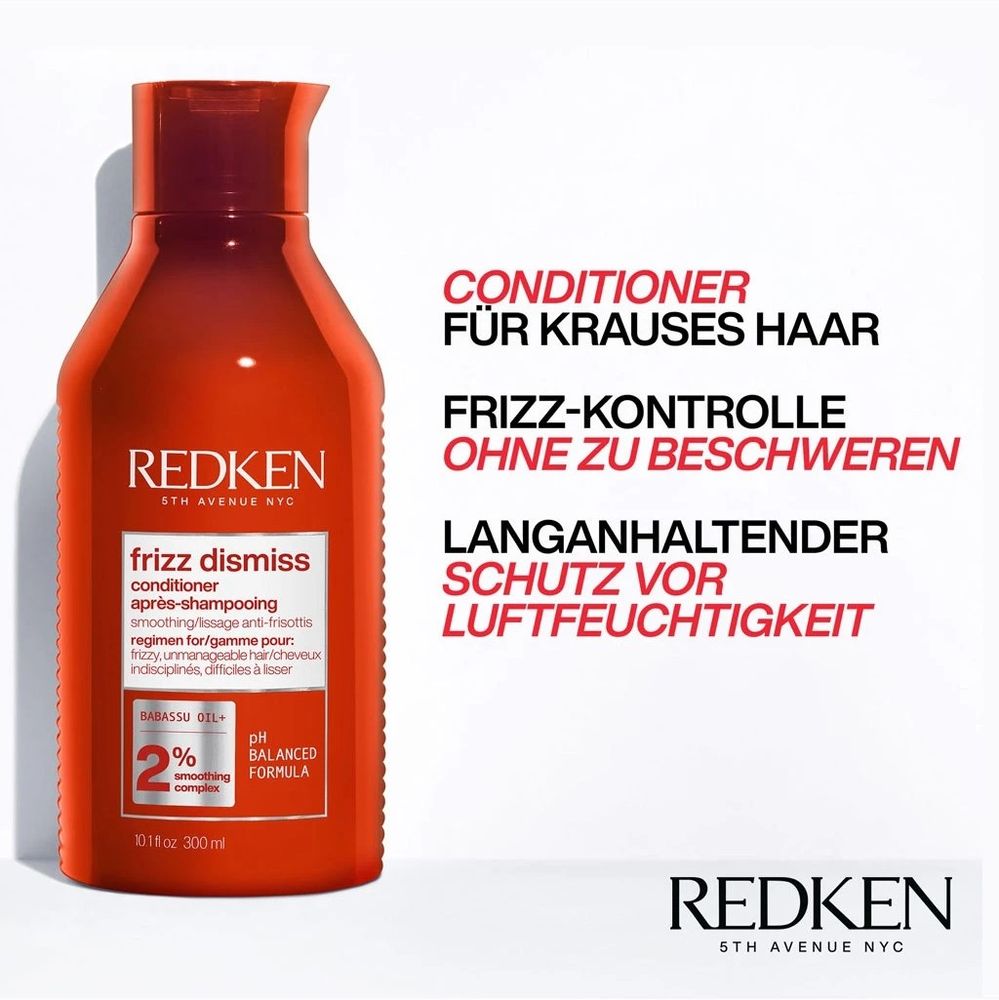 Redken Frizz Dismiss Geschenkset – Shampoo 300 ml + Conditioner 300 ml + One United 150 ml